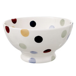 Emma Bridgewater Polka Dot French Bowl, Multi, Dia.13.5cm